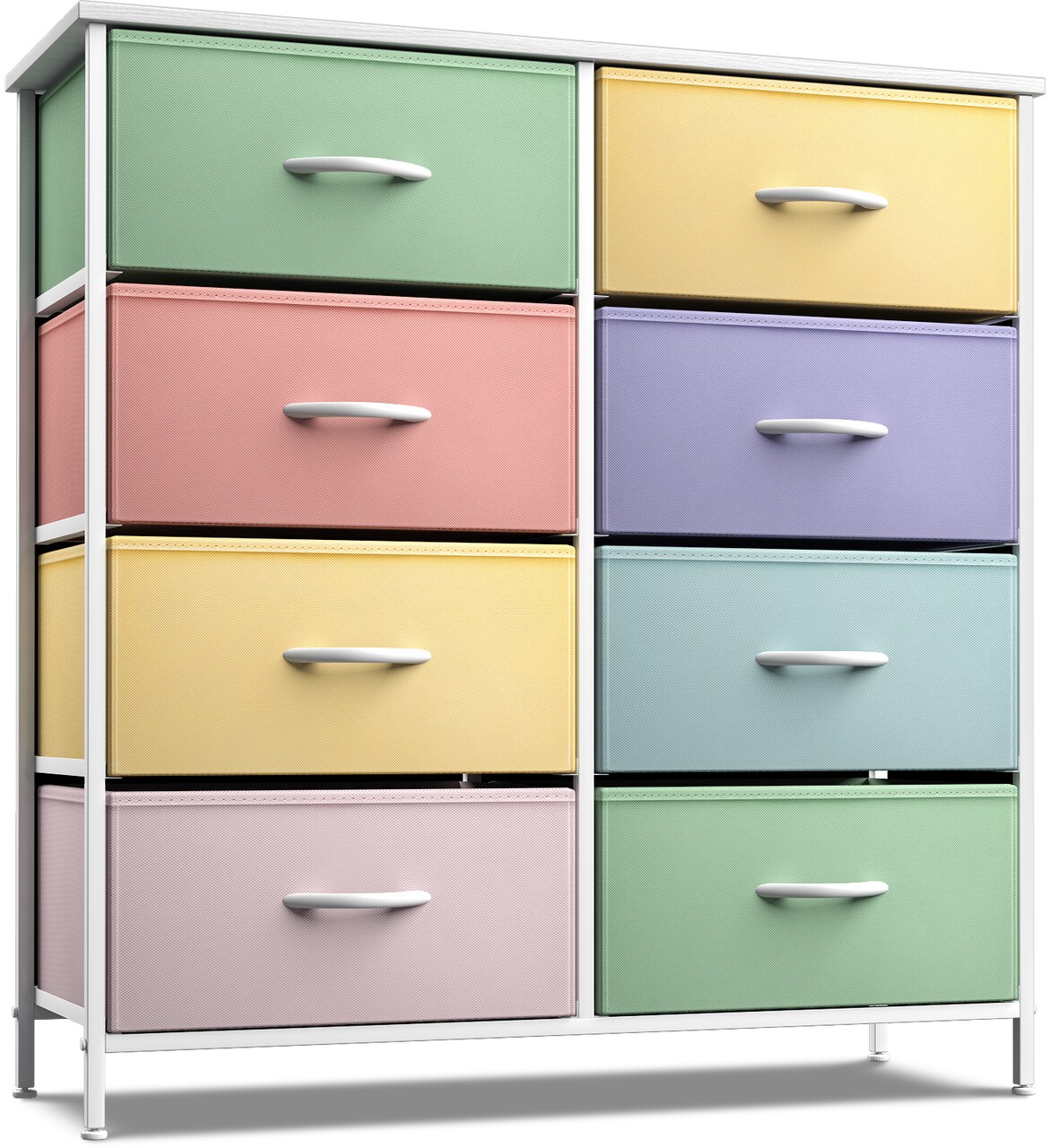 Sorbus Extra Wide Dresser Organizer With 8 Drawers - Large Storage Furniture for Bedroom, Hallway, Living Room, Nursery & Closet